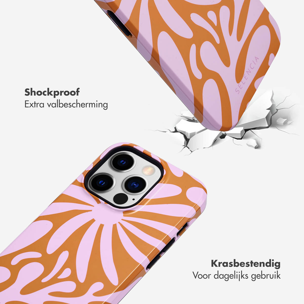 SELENCIA Vivid Backcover - Geschikt voor Apple iPhone 14 Pro - Telefoonhoesje voor Apple iPhone 14 Pro Meerkleurig