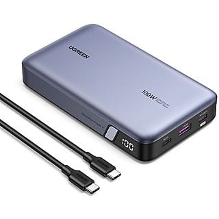UGREEN 25188 Fast Charging Power Bank, for MacBook, iPad, Lenovo laptop, Xiaomi, Samsung, Switch Black