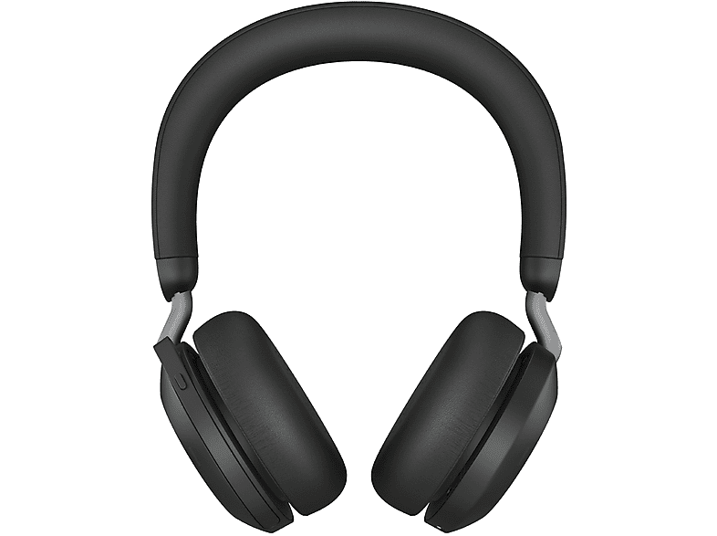 JABRA Evolve2 75 MS Stereo Headset On-Ear schwarz, Over-ear Kopfhörer Bluetooth schwarz