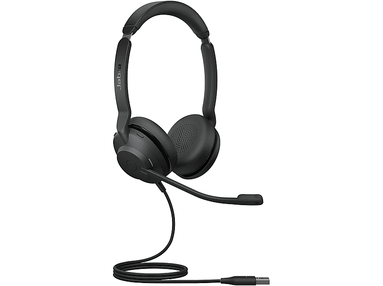 JABRA Evolve 2 30 UC Stereo Kablolu Kulak Üstü Kulaklık Siyah