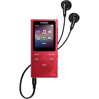 Reproductor MP3/MP4  - SONY NW-E394 Red / Reproductor MP3 8GB SONY, 8 GB, 35h, Rojo