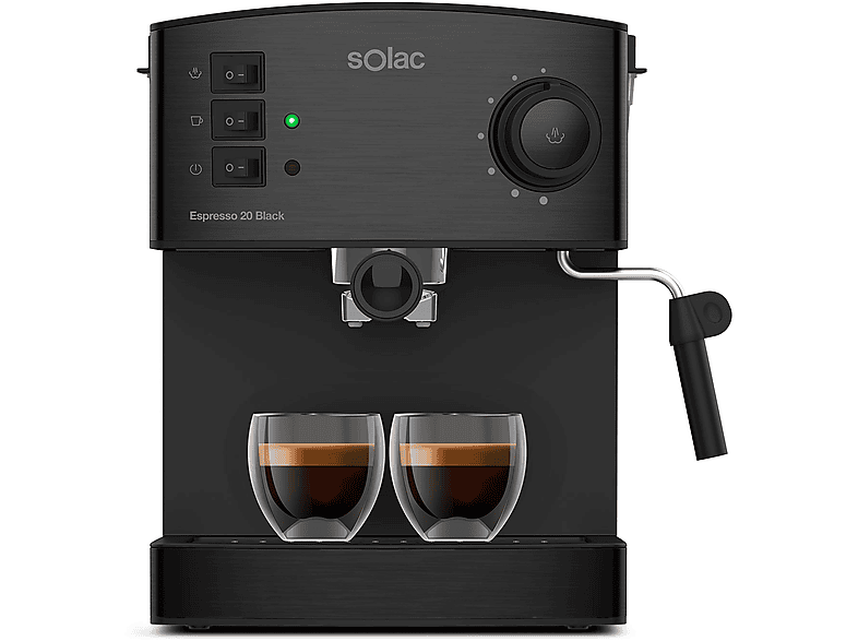 Cafetera express - SOLAC Taste Classic M80 Black