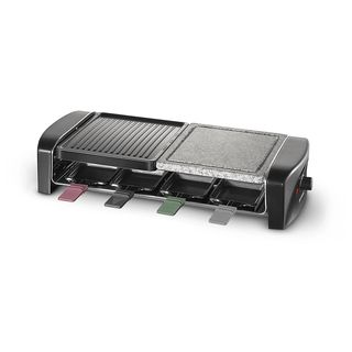 Raclette grill - SEVERIN RG 9645, 1,400 W, 8, negro