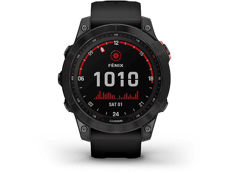 GARMIN FENIX 7 SOLAR SCHWARZ/SCHIEFERGRAU, Smartwatch, Schwarz