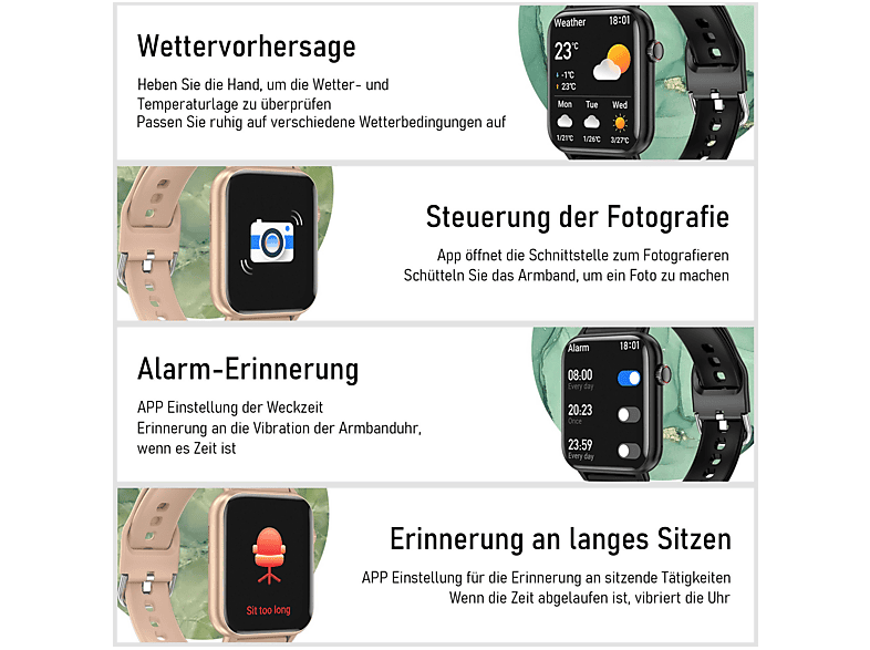 sexspielzeug für schwule männer Apple Watch Ultra 2 Schwarz Titanium Milanese Loop Schwarz S - Wearables  online kaufen main image 1