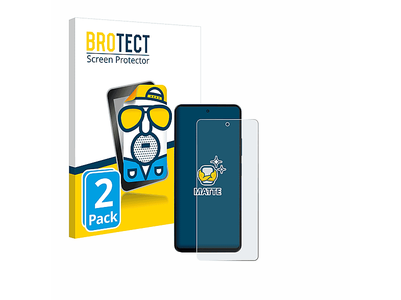 BROTECT Matt Schutzfolie Für Blackview Z10 - 2 Stück Full-Cover Displayschutz