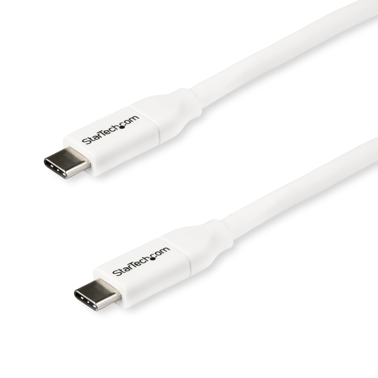 Cable USB - STARTECH USB2C5C2MW, USB 2.0, USB-C, USB-C, Blanco