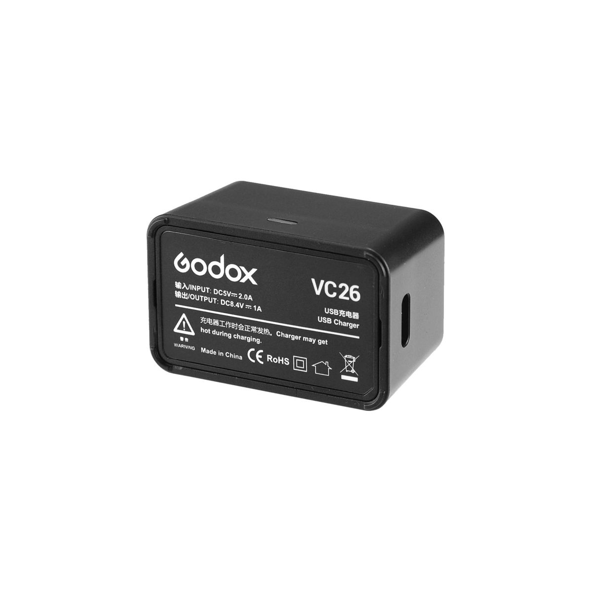 GODOX Caricabatterie  VC26 Caricabatterie Godox, Nero