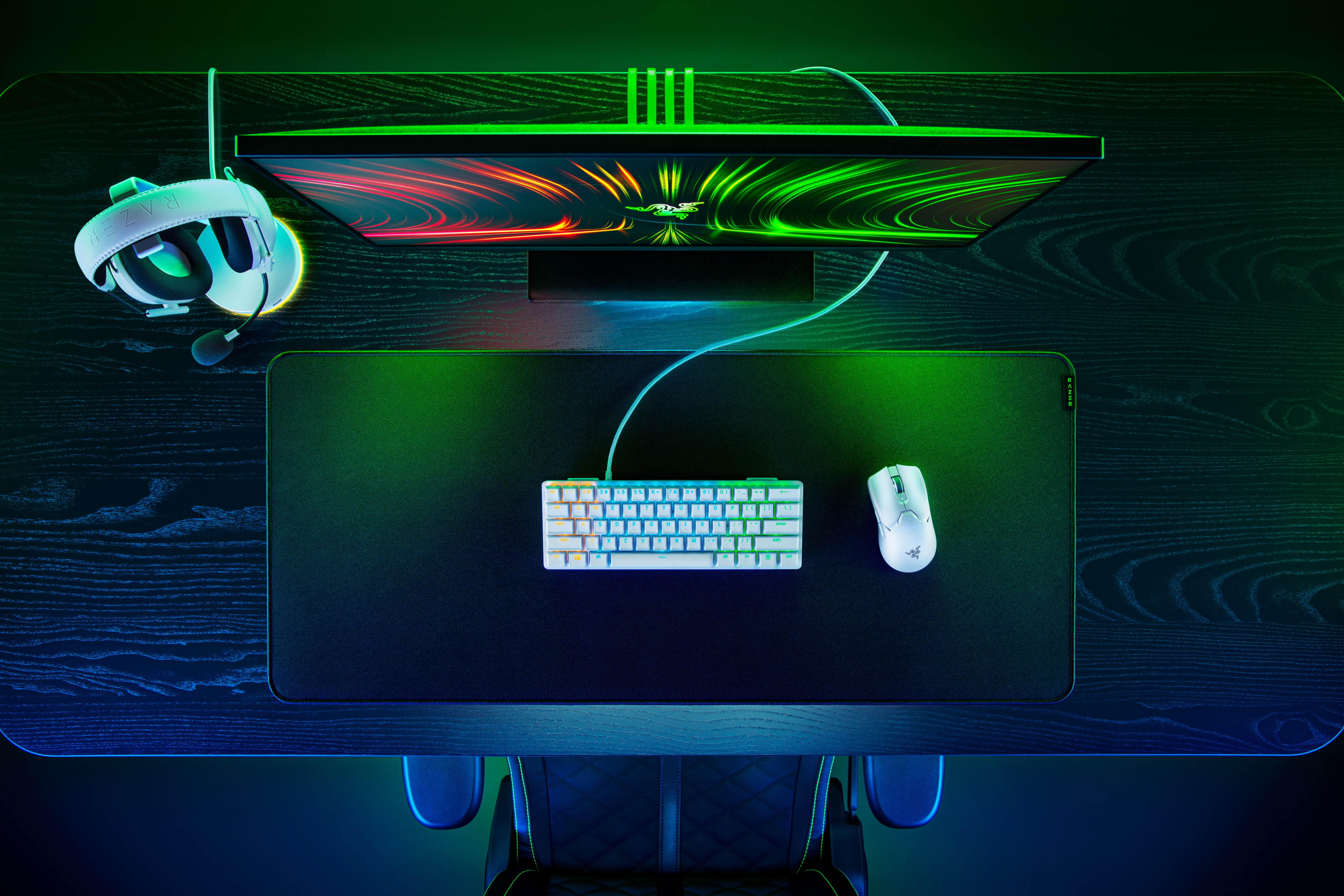 RAZER RZ01-04390200-R3G1 VIPER V2 PRO WHITE E-Sport-Maus, Weiß 