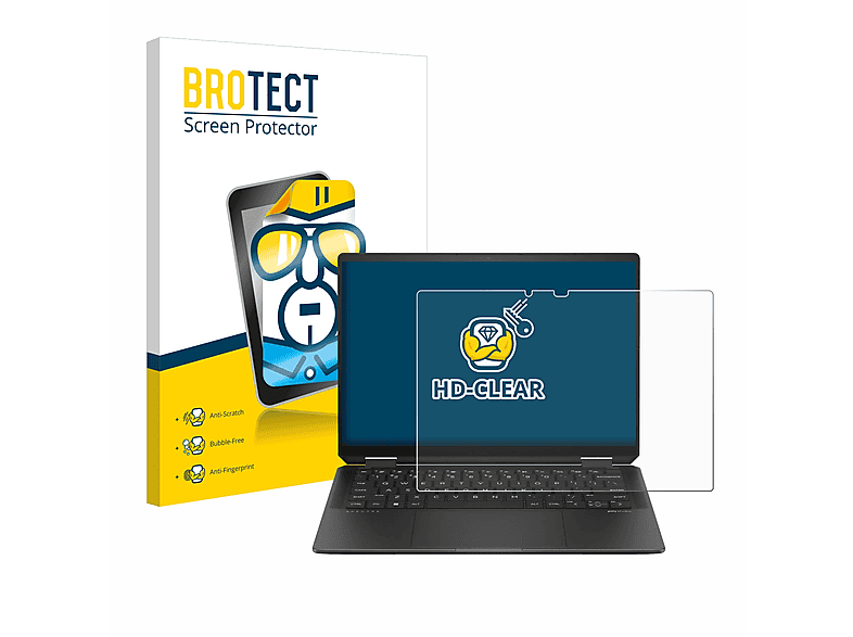 Pellicola Protettiva Anti-Graffio E Anti-Impronte Per HP ProBook 440 G10 - Trasparente, Made In Germany