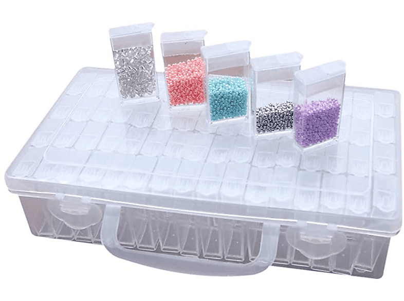 ACTANCEN Kunstpalette 15 Fächer - Transparente Acryl Palette Für Künstler