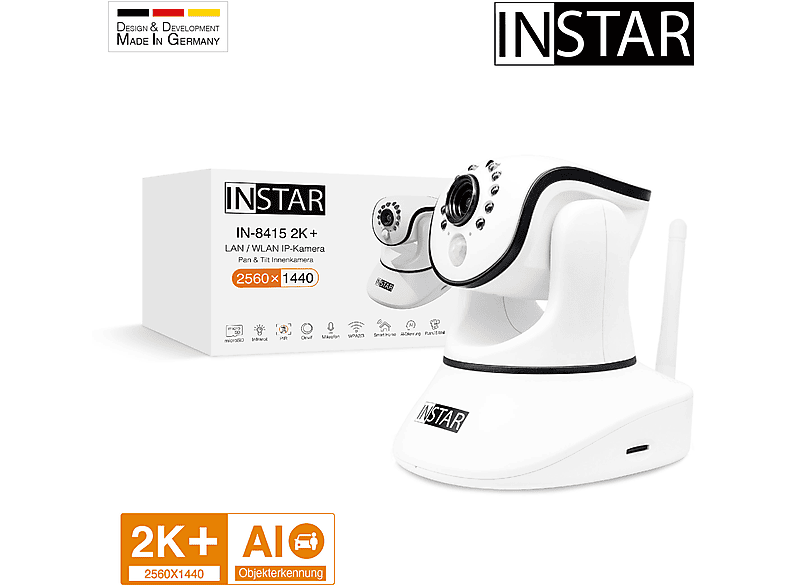 INSTAR IN-8403 2K+ POE Ws 14082 LAN IP Überwachungskamera 2560 X