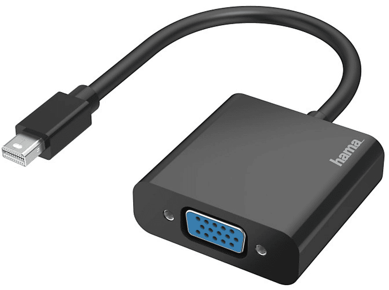 HAMA 200333 MINIDP-ADAPTE AUF VGA, FULLH Adapter, Schwarz | MediaMarkt