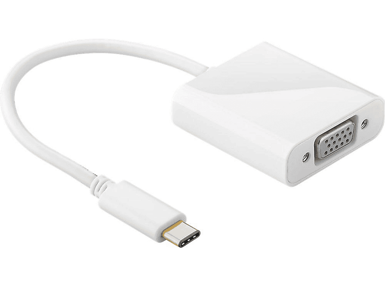 Goobay USB-C Auf VGA Adapter 0,2m - Bis 1920x1080p@60Hz Videoübertragung