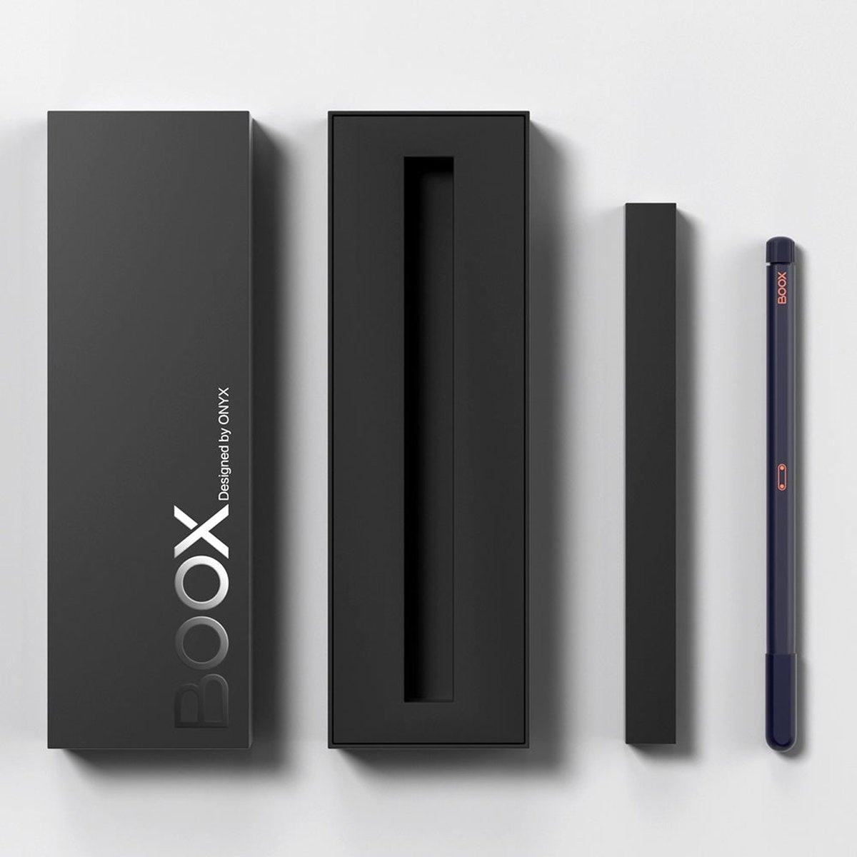 Zwarte ONYX BOOX pen en doos set.
