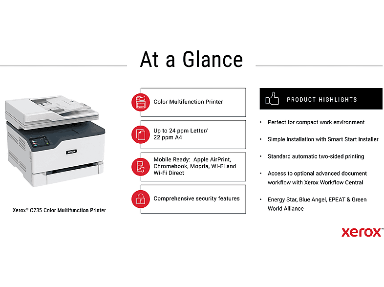 XEROX C235 A4 All-in-one-printer | MediaMarkt