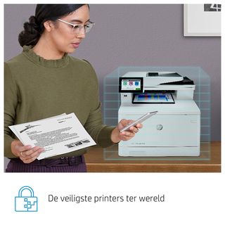 HP Color LaserJet Enterprise MFP M480f All-In-One-Printer Wit, Zwart