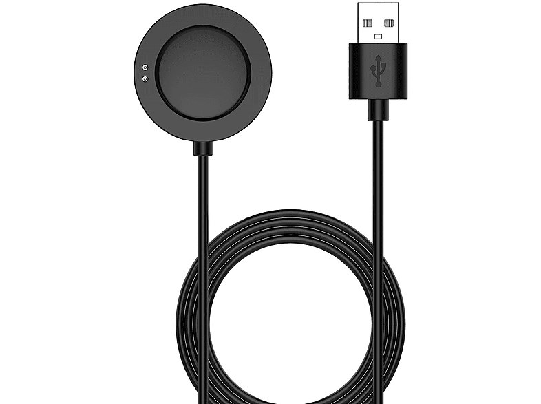 WIGENTO Perfekte Passform - inkl. Ladestation -, Ladekabel, Xiaomi, Watch 2 Pro, Schwarz
