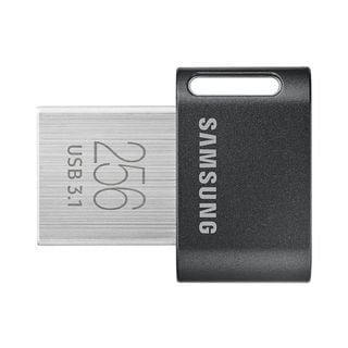 SAMSUNG MUF-256AB/EU USB DRIVE FIT PLUS 256GB USB-Stick (Schwar/Silber, 256 GB)