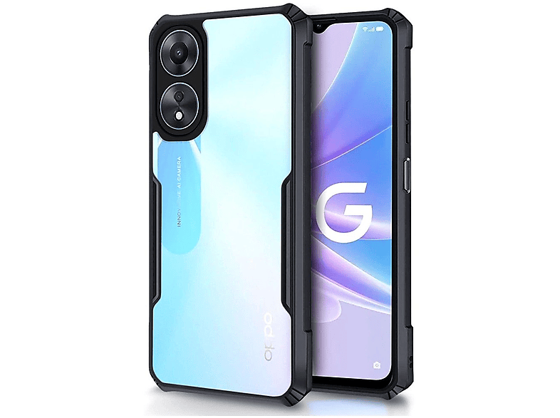 Custodia Trasparente Per Oppo A58 4G – TPU Morbido, Antigraffio, Protezione Fotocamera Inclusa