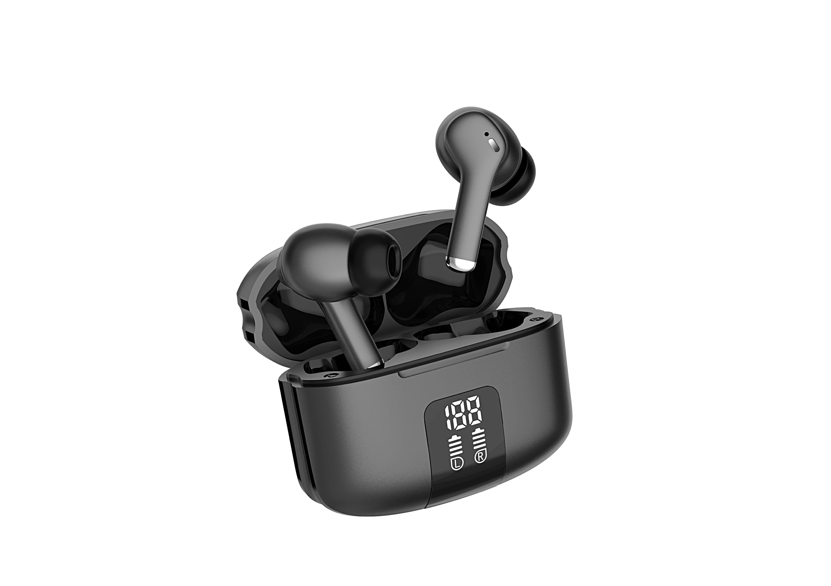 QIVEE M48 Pro Schwarz, In-ear Bluetooth Kopfhörer Schwarz | MediaMarkt