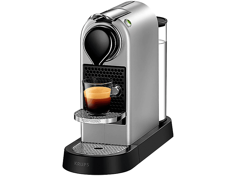 KRUPS XN 741 B CITIZ SILBER Kapselmaschine Silber/Schwarz