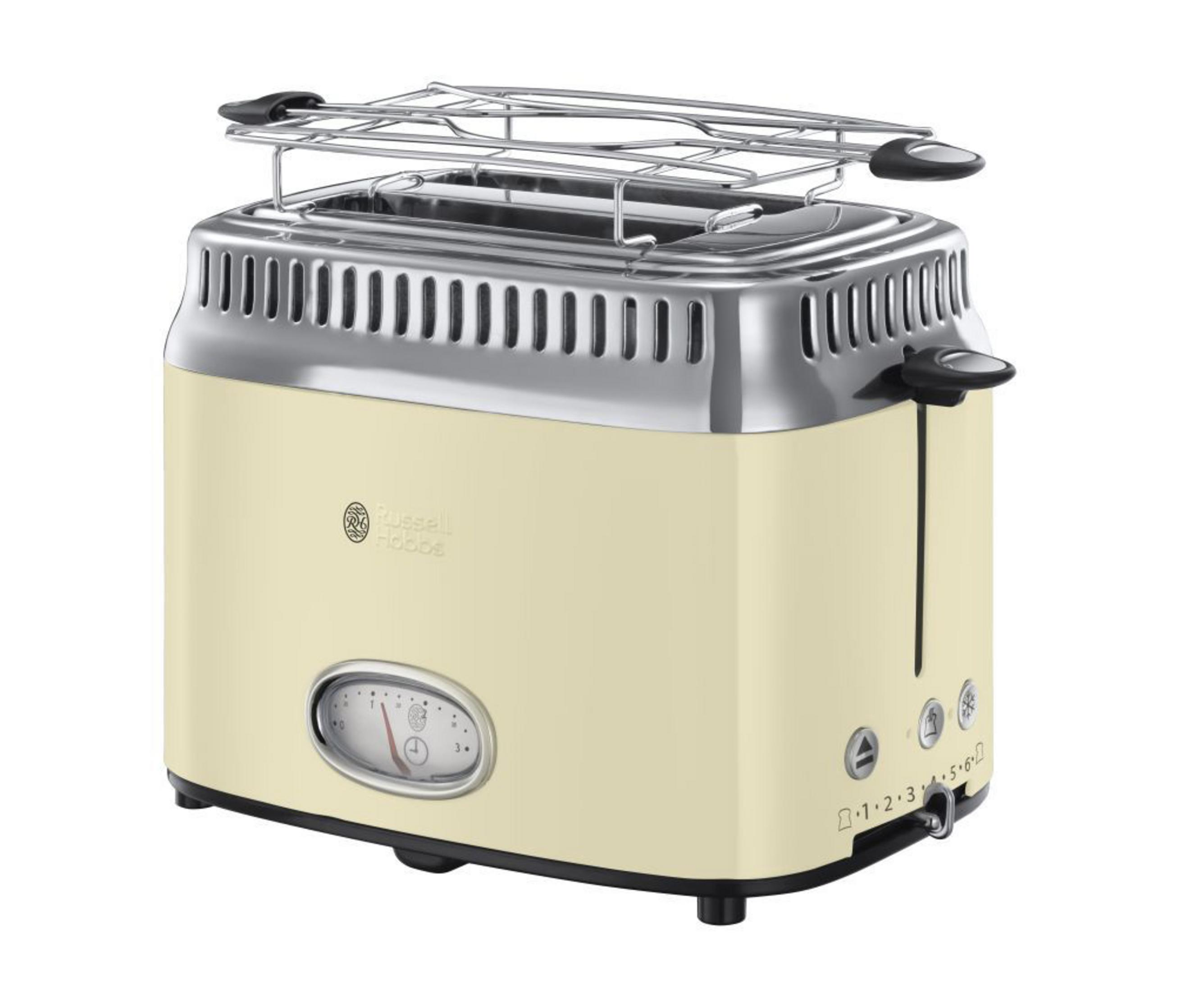 RUSSELL HOBBS 2168256 Ekmek Kızartma Makinesi Krem