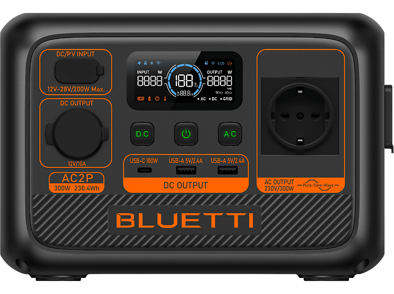 Generador de energía - BLUETTI AC2P,Actualización AC2A