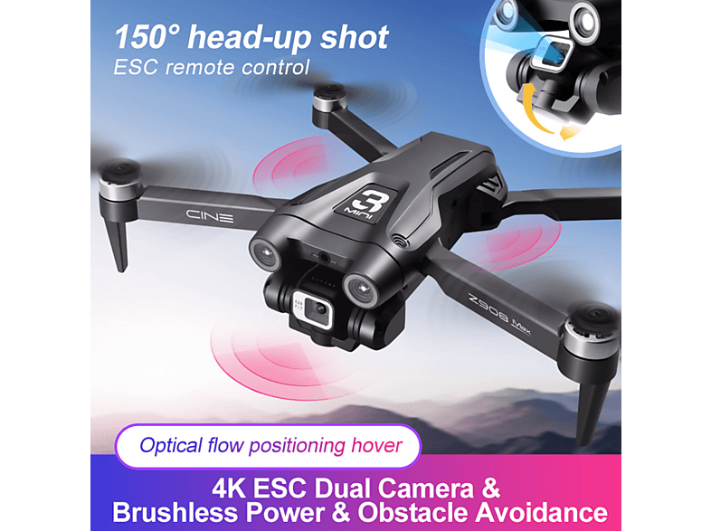 Dron Con Camara 4k Hd Mini Drone Profesional | Cuotas sin interés