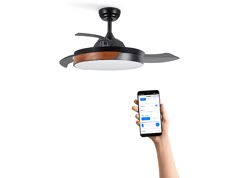 Ventilador de techo - CREATE WIND CLEAR con luz con wifi