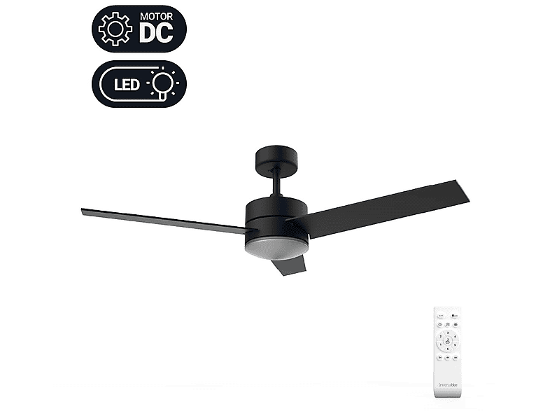 Ventilador de techo - UNIVERSALBLUE BORA 4052BDC