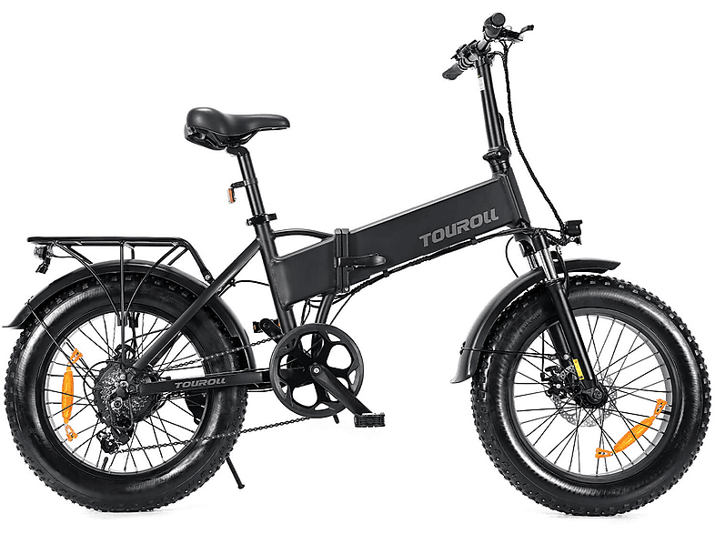 TOUROLL S1 Mountainbike (Laufradgröße: 20 Zoll, Unisex-Rad, 748.8Wh, Schwarz)