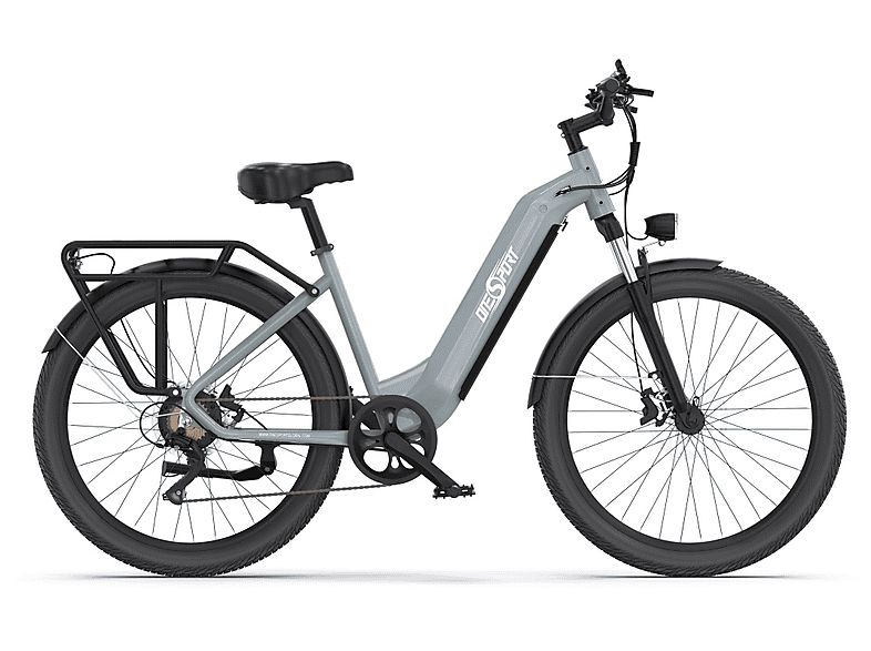ONESPORT OT05 Citybike (Laufradgröße: 27,5 Zoll, Erwachsene-Rad, Grey)