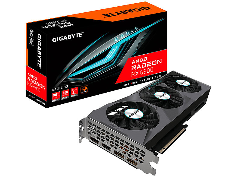 Tarjeta gráfica - GIGABYTE GV-R66EAGLE-8GD