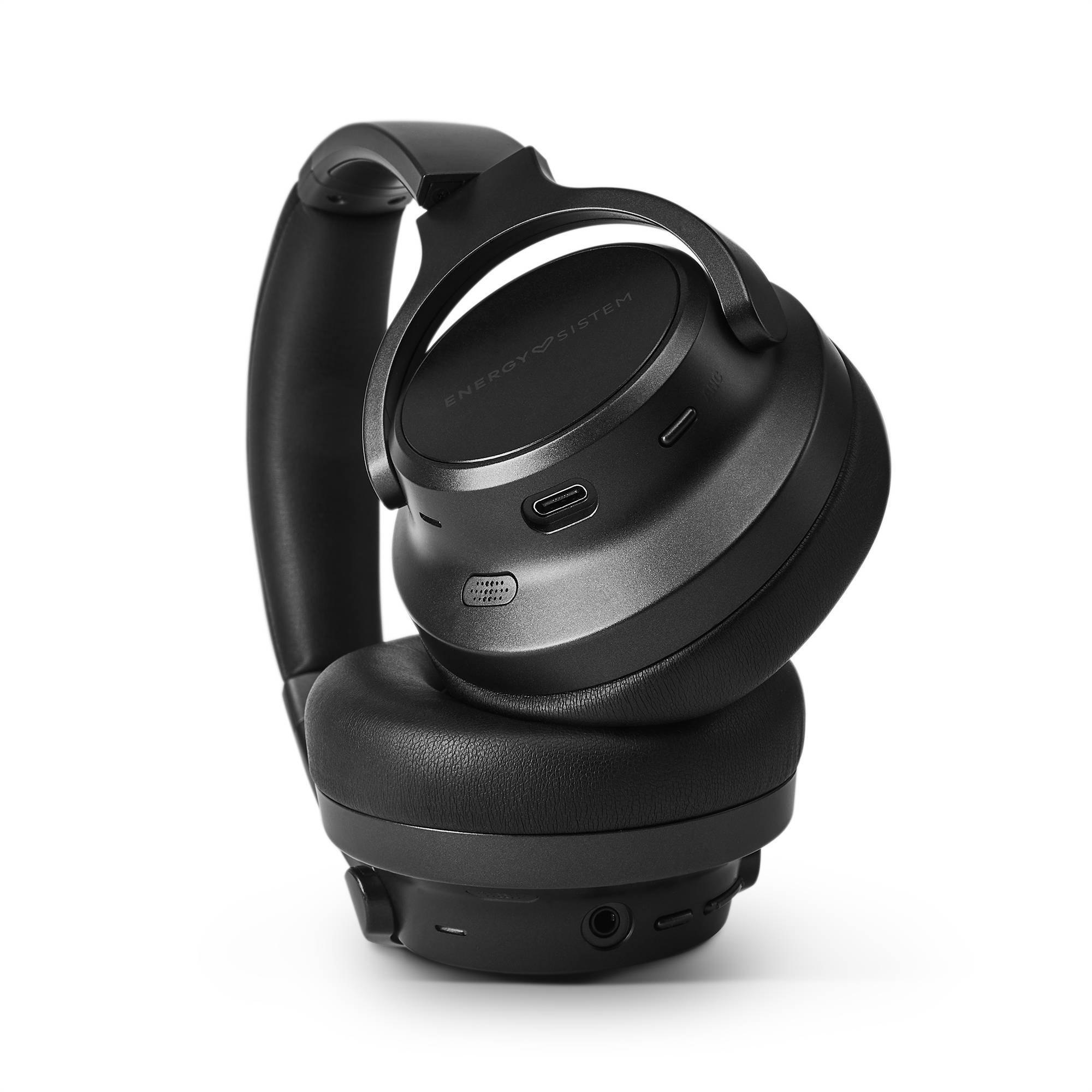 Cuffie over-ear nere con marchio Energy Sistem.
