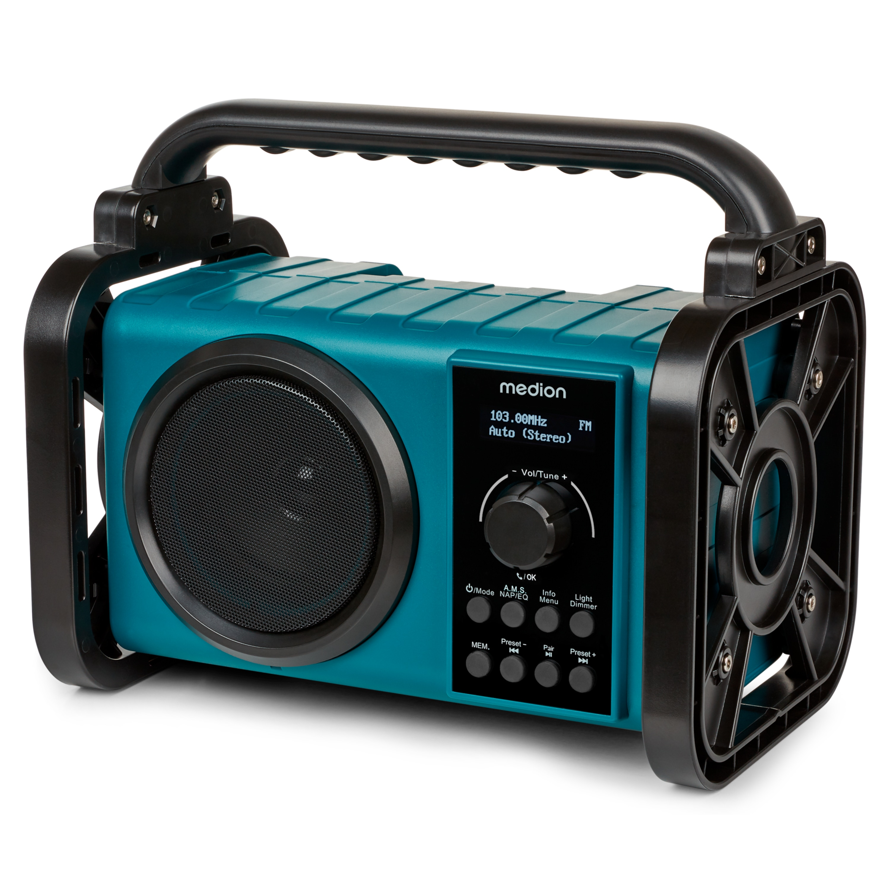 Radio MEDION LIFE E66877 Czarny, Niebieski