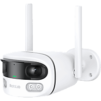 MediaMarkt BOTSLAB Outdoor Dual-Lens Camera Buiten beveiligingscamera Wit aanbieding