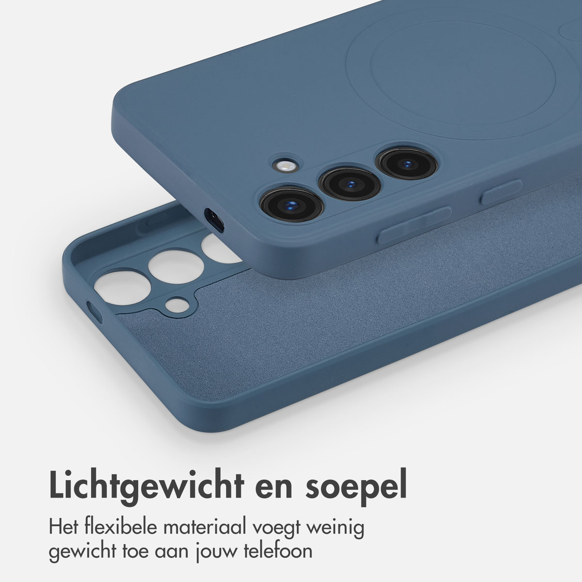 IMOSHION Coque colorée compatible avec Samsung Galaxy S24 Étui de Téléphone voor Samsung Samsung Galaxy S24 Bleu foncé