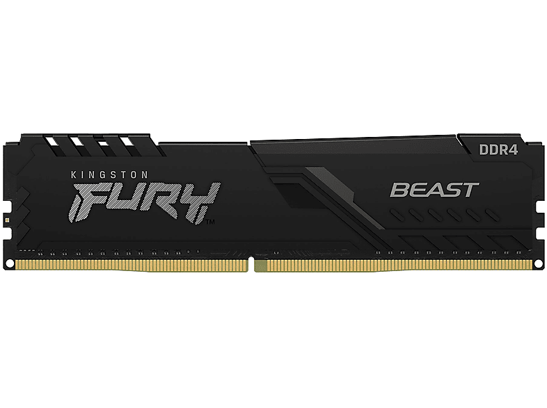 KINGSTON 16GB 3200MT/s DDR4 CL16 DIMM (Kit van 2) FURY Beast Black
