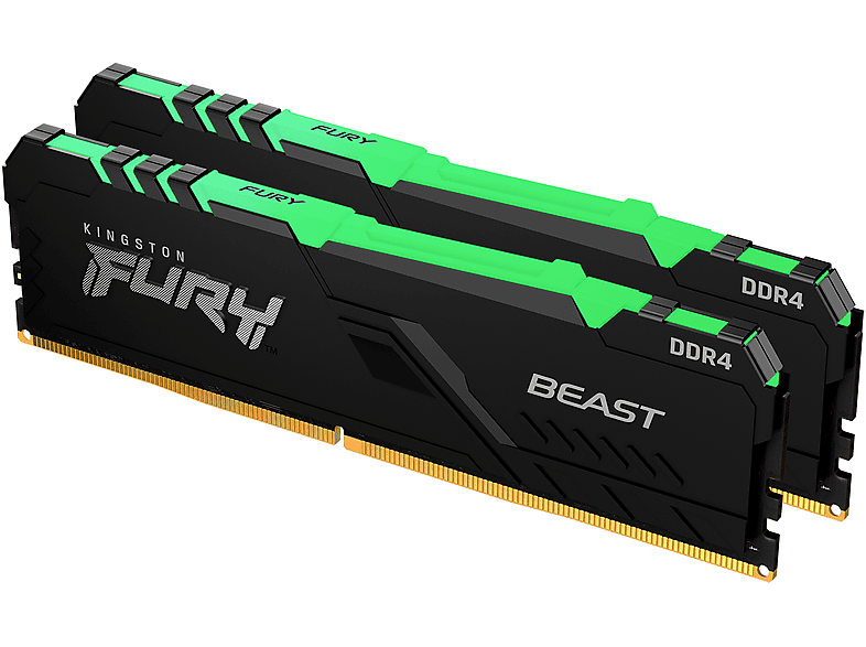 Memoria RAM - KINGSTON TECHNOLOGY Kingston 32g 3200 Ddr4dim Kit2 Beast Rgb 8bi