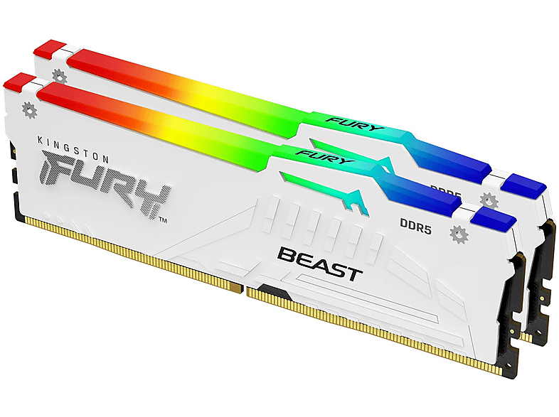 KINGSTON TECHNOLOGY 2x16GB, White, XMP + EXPO Speicher-Kit 32 GB DDR5