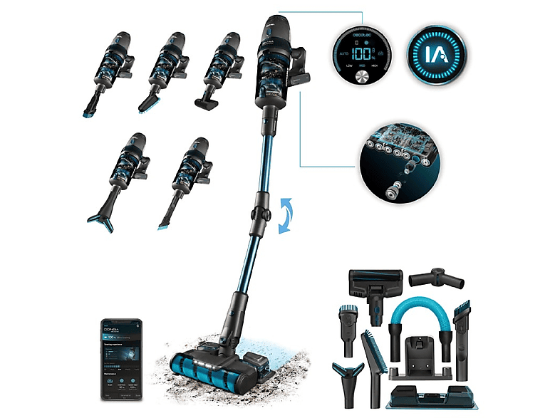 Aspirador escoba - CECOTEC Rockstar 11500 Odyssey IA