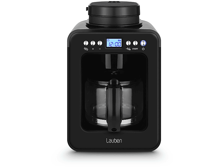LAUBEN Grind&Drip Coffee Maker 600BB Filterkaffeemaschine Schwarz