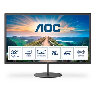 AOC Q32V4 31,5 Zoll QHD Monitor (4 ms Reaktionszeit , 75 , 75 Hz nativ)