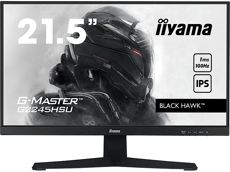 IIYAMA G2245HSU 21,5 Zoll Full-HD Monitor (1 ms Reaktionszeit , 100 Hz , 100 Hz nativ)