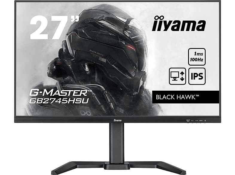 IIYAMA GB2745HSU 27 Zoll Full-HD Monitor (1 ms Reaktionszeit , 100 Hz , 100 Hz nativ)