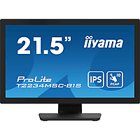 MediaMarkt IIYAMA iiyama T2234MSC-B1S - 21,5 inch - 1920 x 1080 (Full HD) - IPS (In-Plane Switching) aanbieding