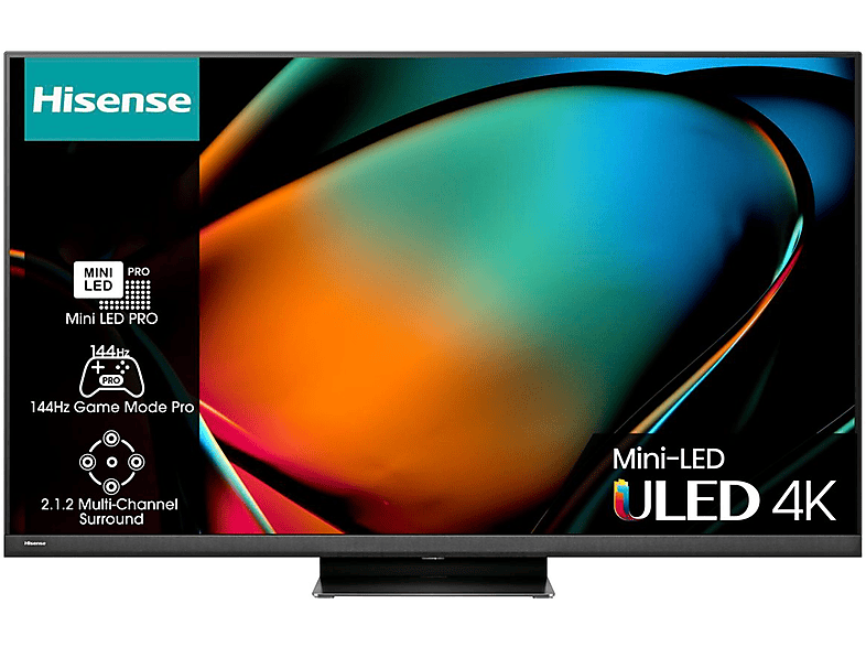 HISENSE 65 U 8 KQ Mini LED TV (Flat, 65 Zoll / 164 cm, UHD 8K, SMART TV)