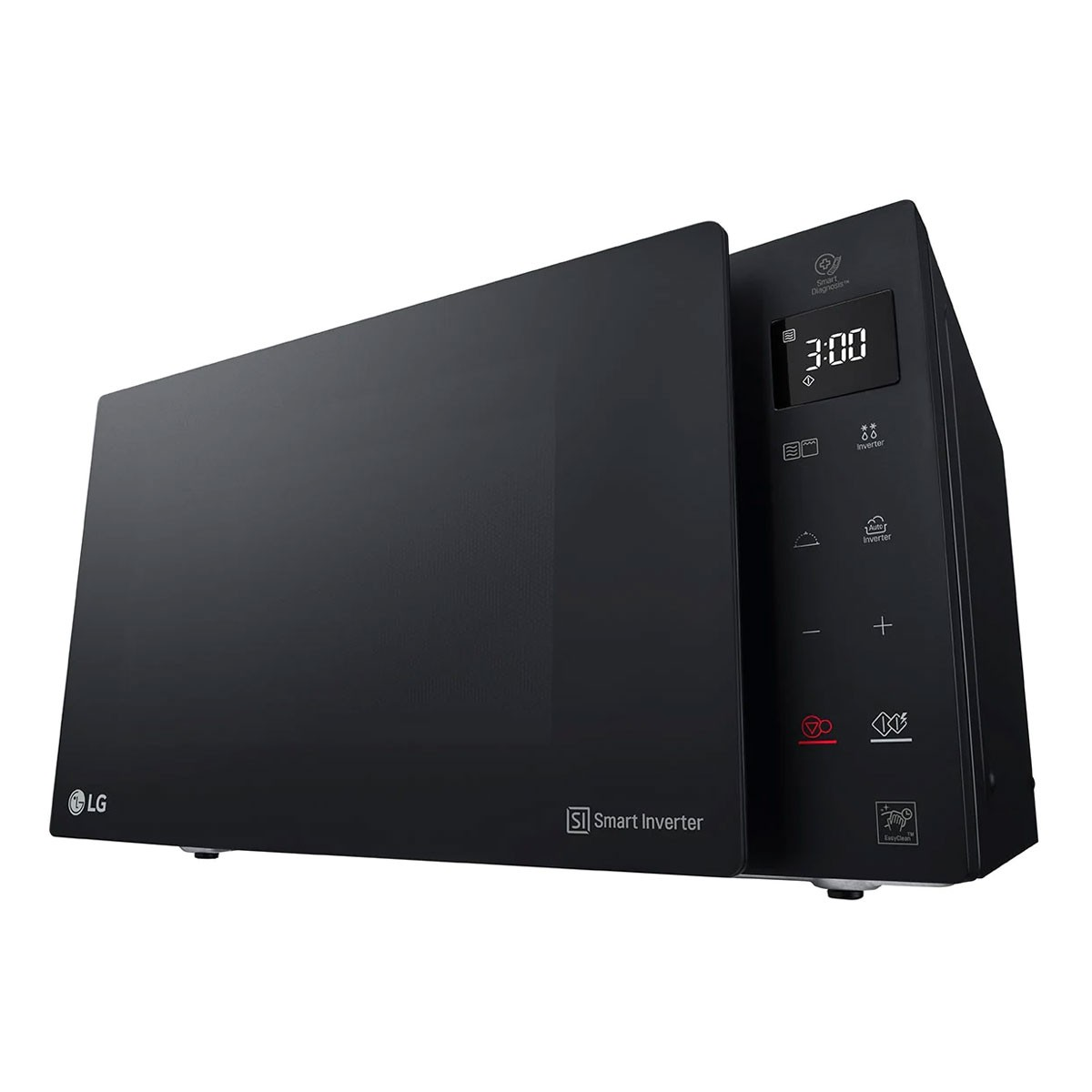 Microondas libre instalación - LG MH6535GDS, 1450 W, 5 potencia, 1 l, Negro