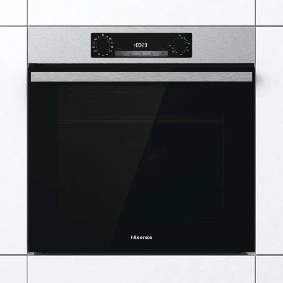 HISENSE BI64223PX 77 L 3500 W FORNO DA INCASSO Capacità 77 l, dimensoni: L 59,5 cm - A 595 mm - P 56,4 cm, Acciaio inox, classe A+